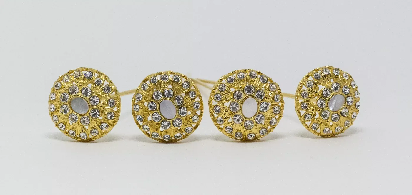 Aderezos 1111 Oro Nacar Rosa Perla